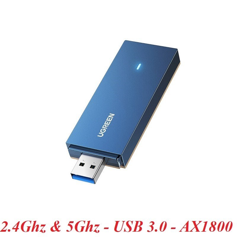 Ugreen 90340 AX1800 USB wifi พร้อม Wi-Fi ดูอัลแบนด์ในตัว 6 cm499