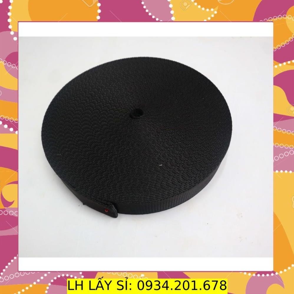 THAI BINH VINA Black 38mm * เข็มขัด PE กว้าง 100M