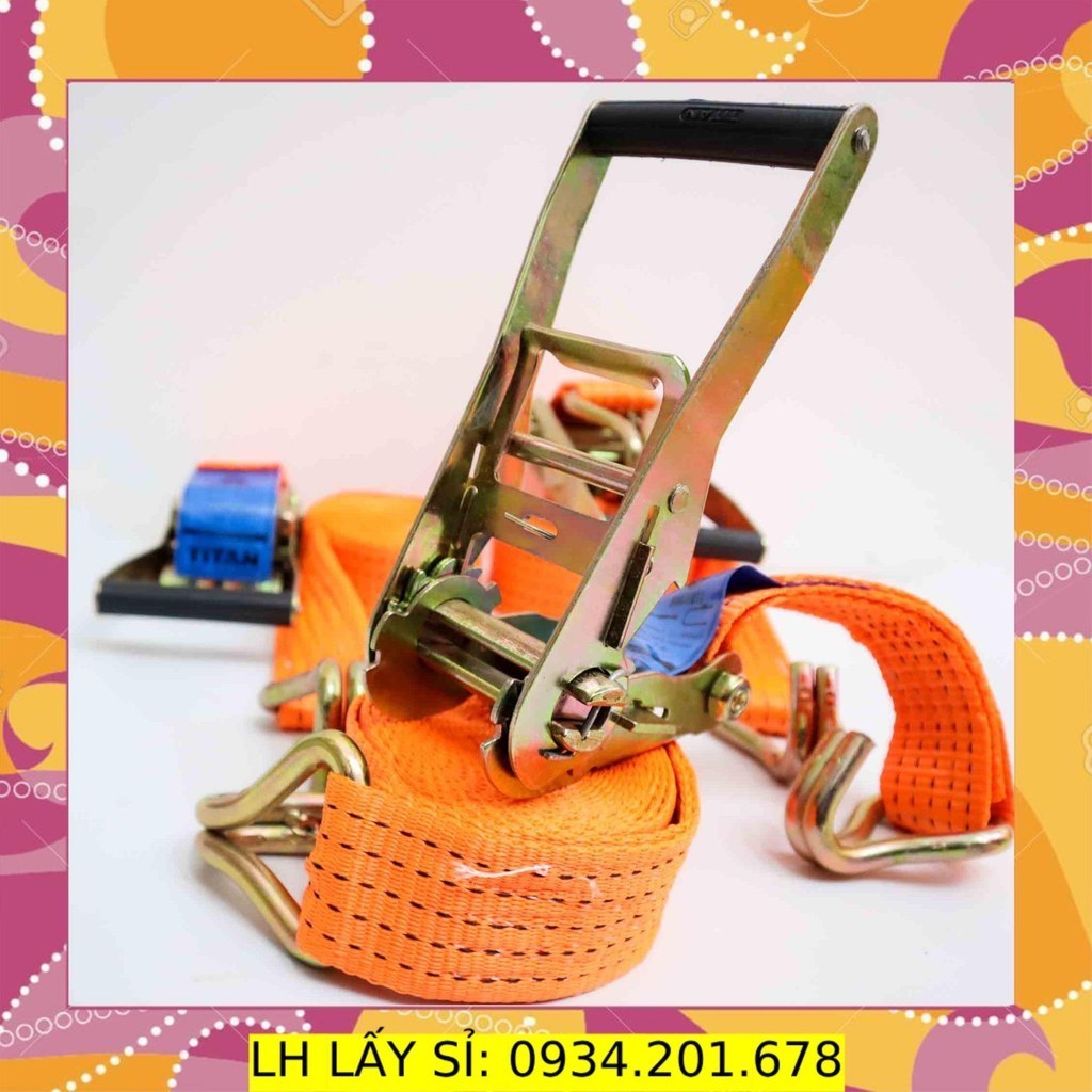 50mm, 3 TONS สายเปิดตัวถังพร้อมตะขอ THAI BINH VINA