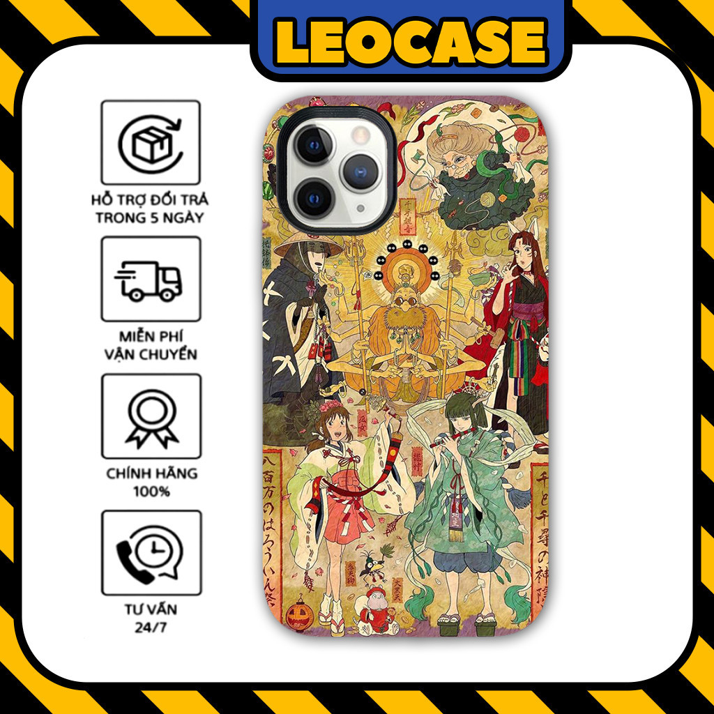 Leocase Record Studio Anime Spirited Away เคสซิลิโคนระดับพรีเมียม iPhone สําหรับ iPhone