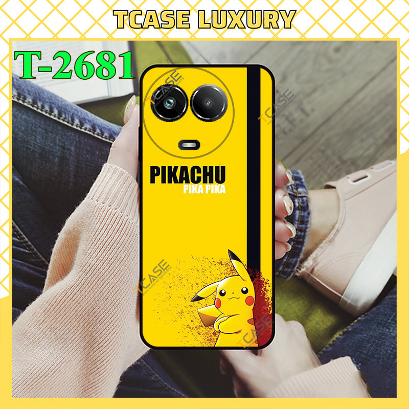 เคส Realme 11 5G, Realme 11X พิมพ ์ ลาย Pikachu - เคสหรูหรา