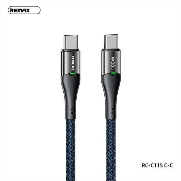 REMAX RC-C115 CC/RC-C116 CL/RC-C117 CL/RC-C117 CL/RC-C117 AC Type C to Type C cable ยาว 1m2