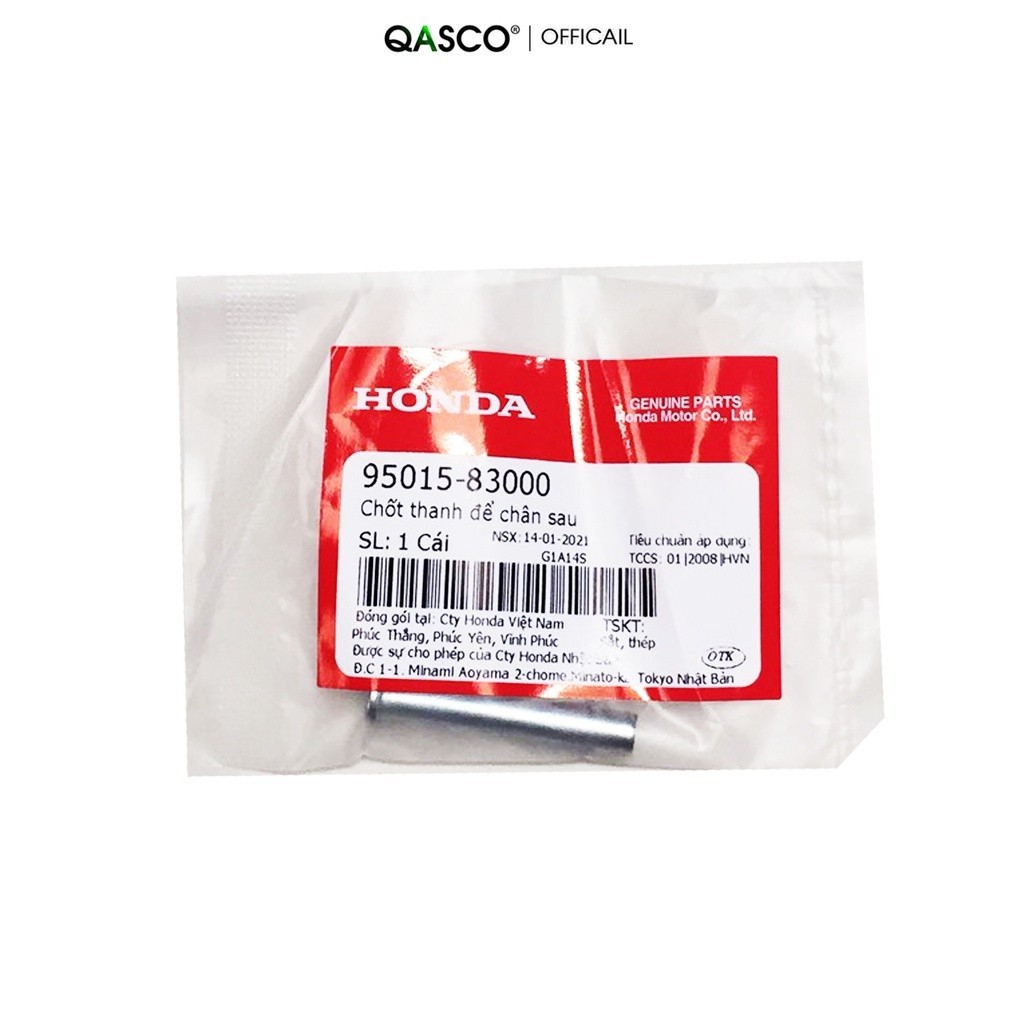 สลักพักเท้าหลัง HONDA Air Blade / Dream / Wave / Future และหลายรุ่น _(95015-83000)_968