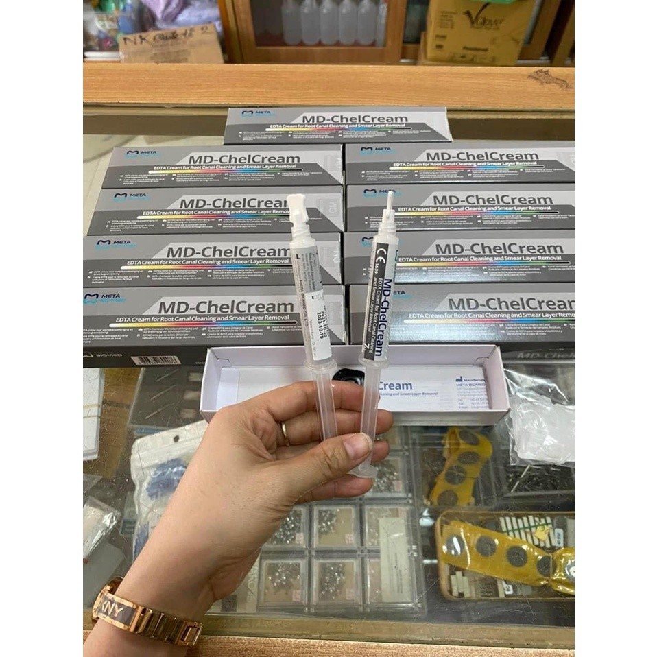 เกาหลี EDTA MD Chelcream น้ํามันหล่อลื่นรากฟัน หลอด 7g สําหรับทันตกรรม