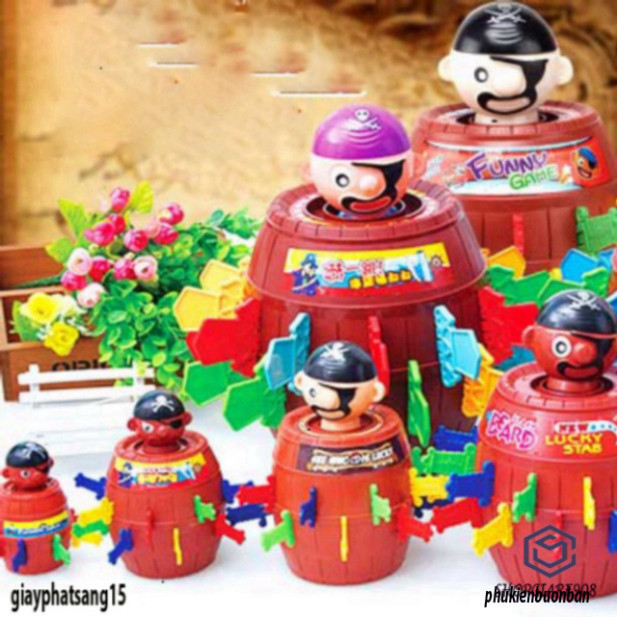 [HOT HOT HOT] Pirate Ting ขนาดใหญ่ 20 ซม. Pirate barrel Pirate king