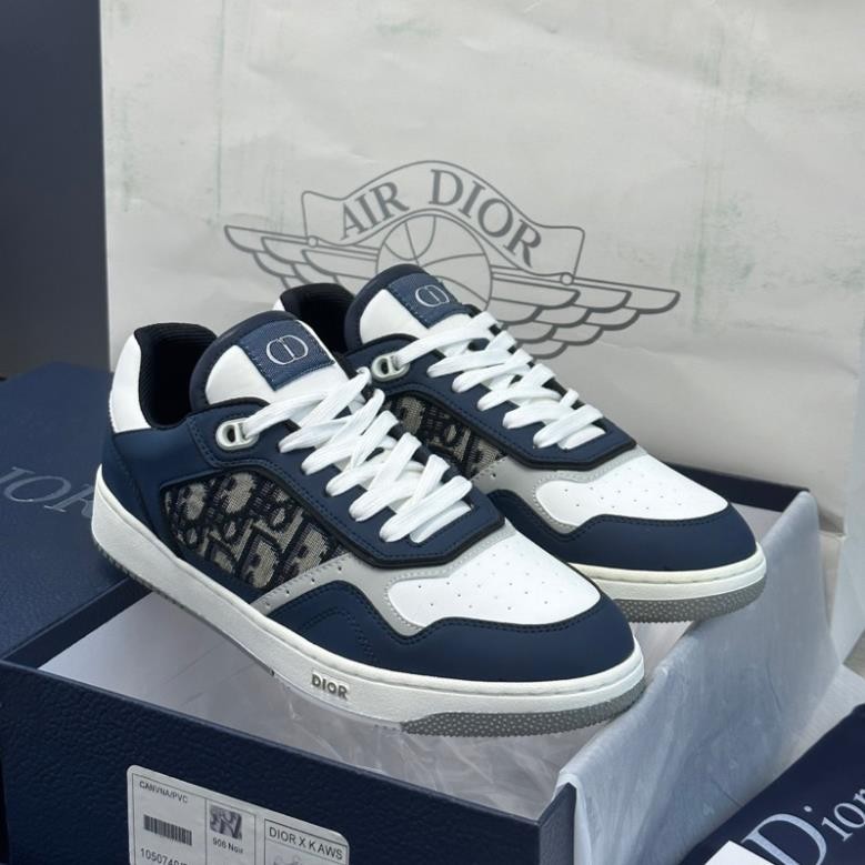 Dior Fashion Shoes-B27 LowBlue Cream Dior. รองเท้า Dior-B27 Navy 6 สินค้ากวางโจวคุณภาพสูง