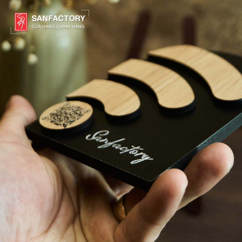 [2h Express] [CONTENT ON REQUEST] บอร์ดไม้สแกน QR Code พร้อมการเชื่อมต่อ wifi อย่างรวดเร็ว SAN-TW11