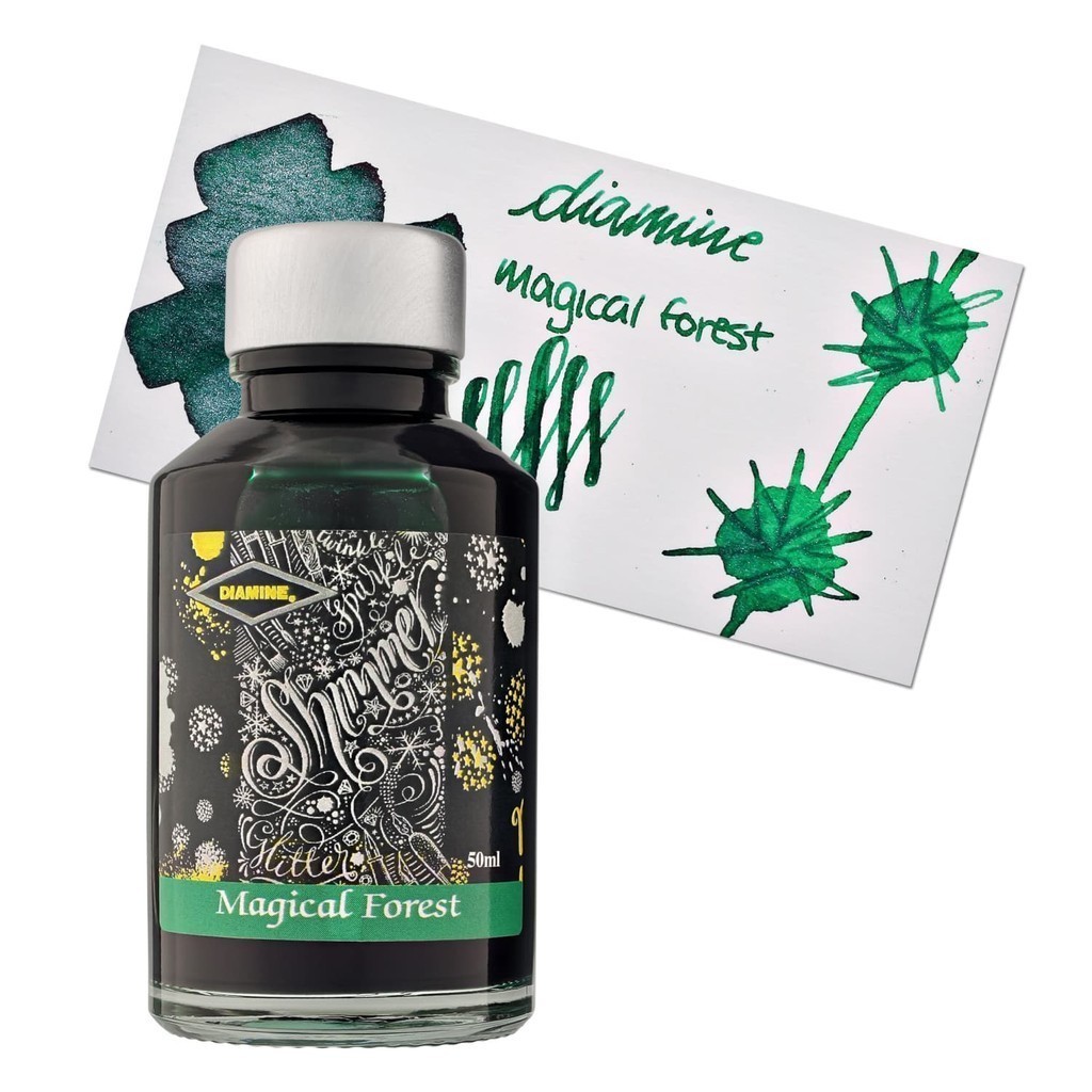 ขวดหมึกปากกาหมึกซึม British Diamine, ขวดหมึกป่าวิเศษ Diamine Shimmer 50ml