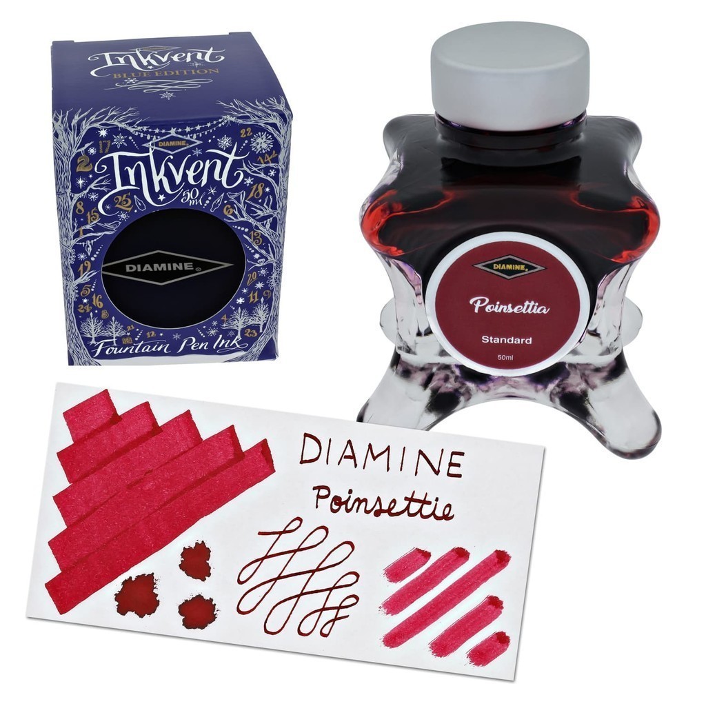 ขวดหมึกปากกาหมึกซึม Diamine UK, ขวดหมึกมาตรฐาน Diamine Inkvent Blue Edition 50ml