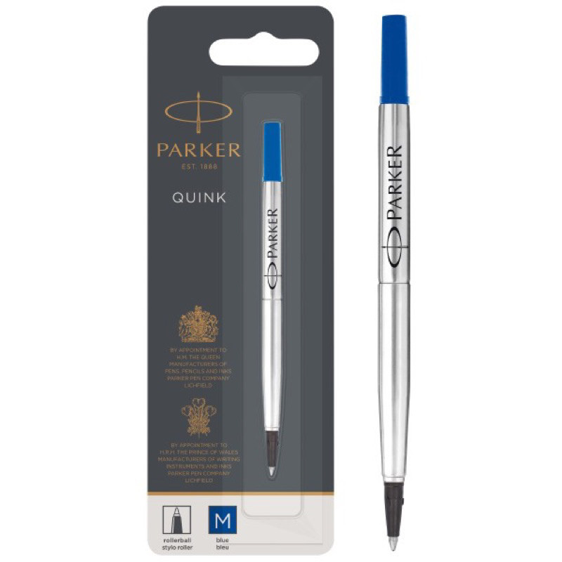 ไส้ปากกาลูกลื่น Blue Parker สําหรับมาร์คเกอร์ Parker (ไส้ลูกโซ่ Parker)