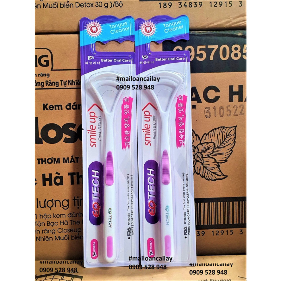 EQ Tech ที่ขูดลิ้นพลาสติกที่ปลอดภัย