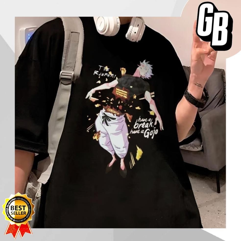 Jujutsu Kaisen: Gojo Side - Kit Cat เสื้อยืดสําหรับผู้ชาย / ผู้หญิง