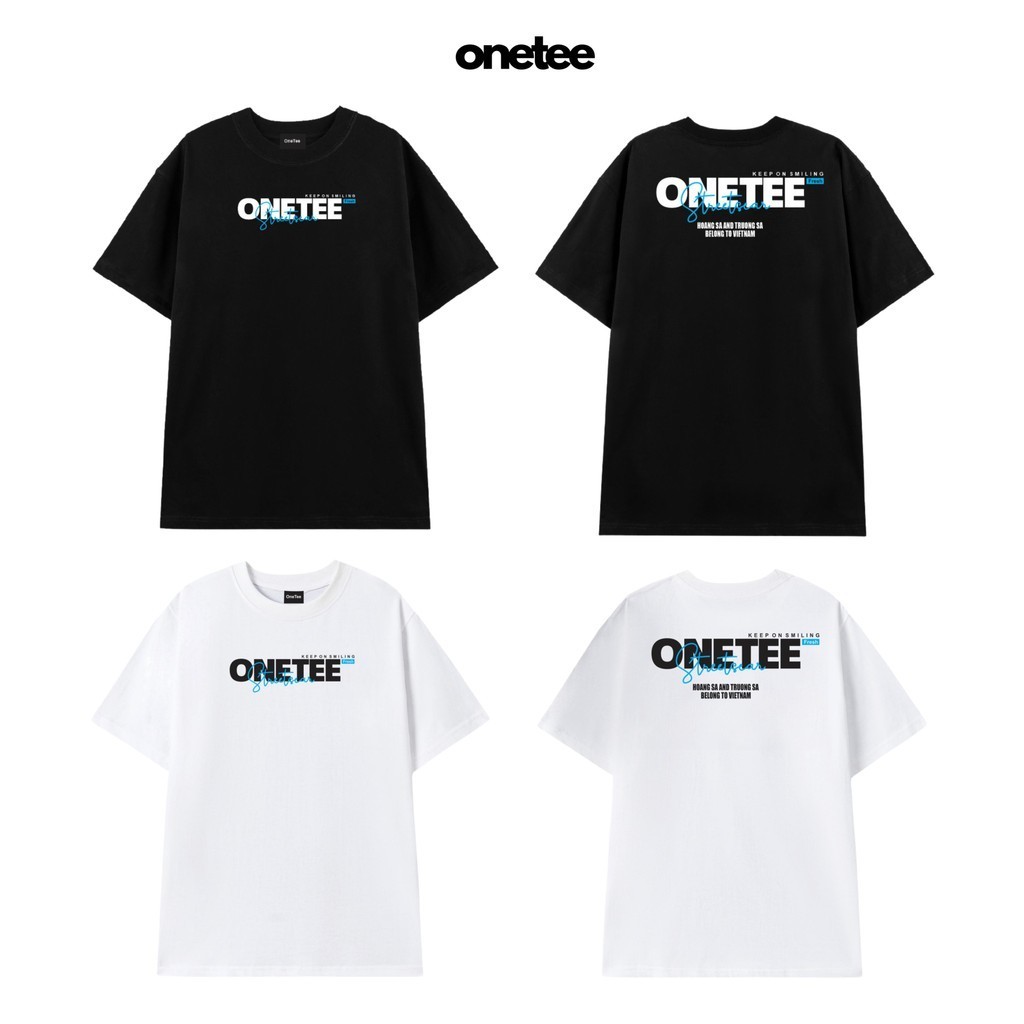 แบรนด์ท้องถิ่น Unisex OneTee HSTS เสื้อยืดหลวมแขนผู้ชายผู้หญิงรอบคอ Top Menswear