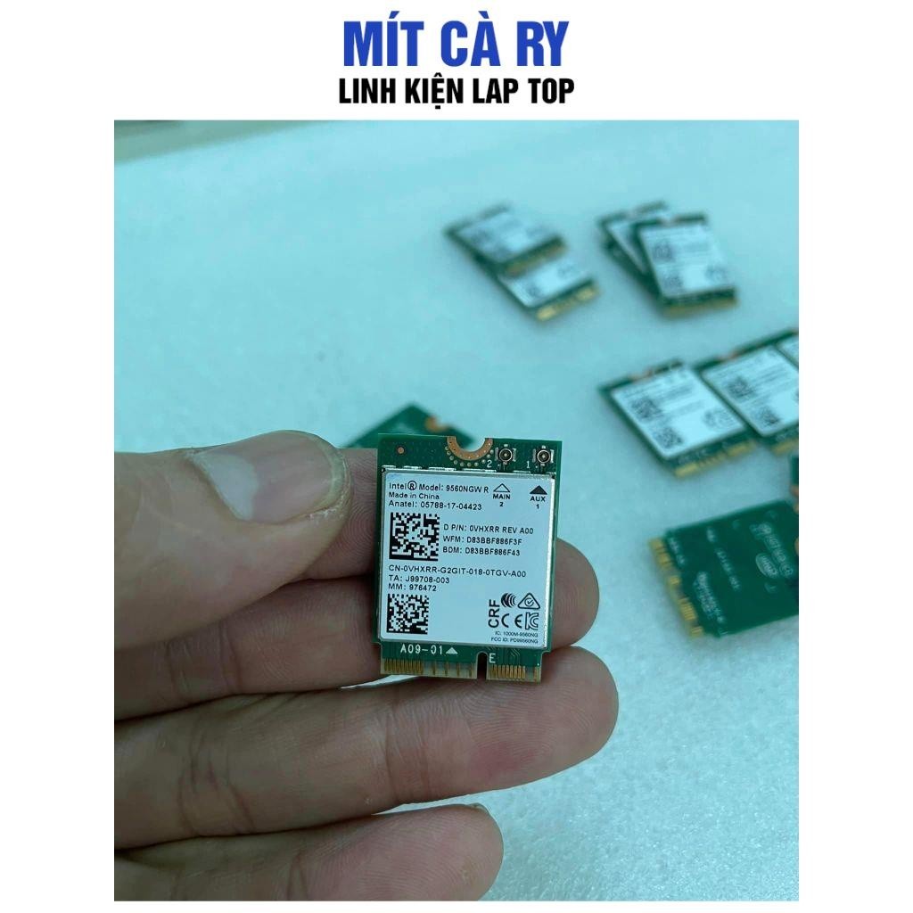 การ์ด wifi ดูอัลแบนด์ 9560NGW - Intel Wireless-AC 9560 (M.2/NGFF/2230 - CNVi) สําหรับซีพียู Intel รุ