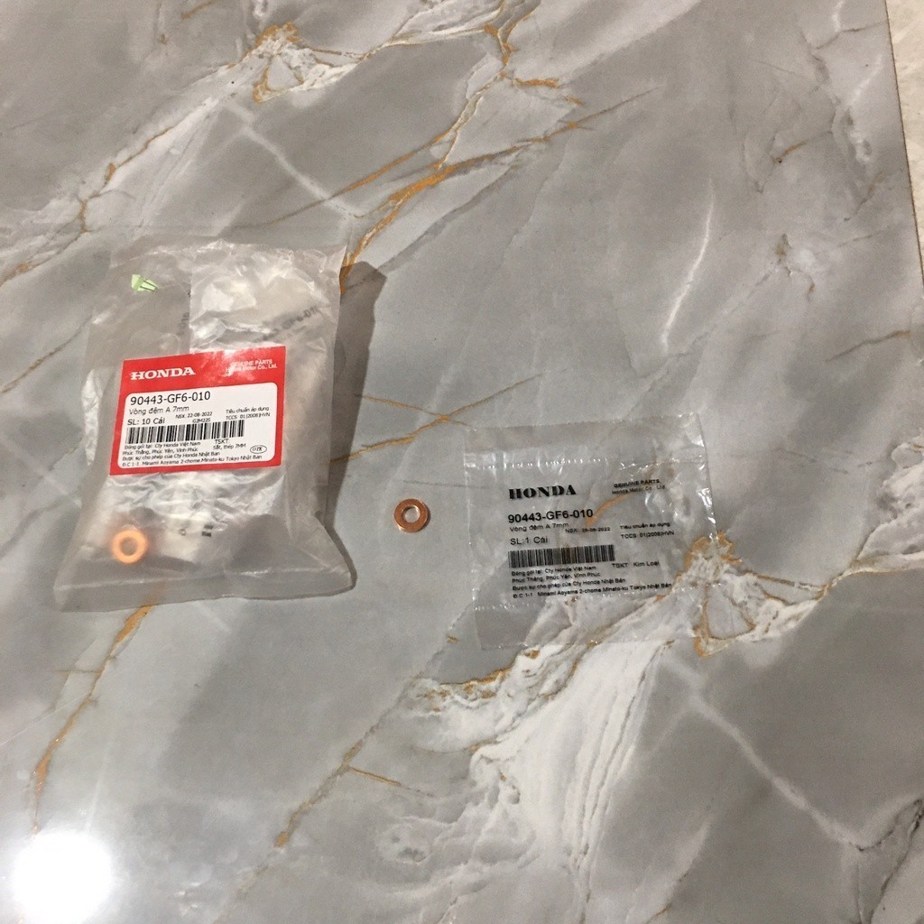 ปะเก็นทองแดง 7 มม. A (90443-GF6-010)