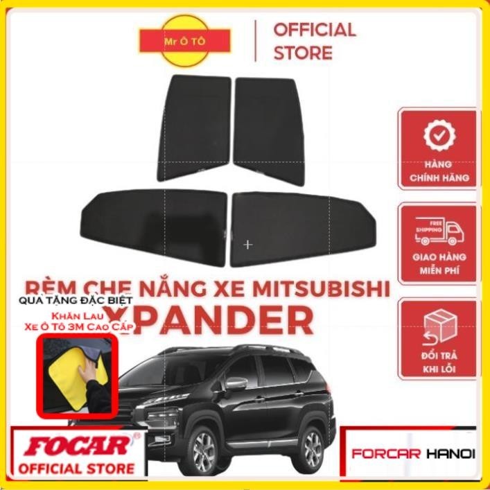 Combo 8 ม่านบังแดดรถยนต์ Mitsubishi Xpander ครบชุดและรถยนต์ Mr.toto 24เดือน. กรรมวิธีมาตรฐานค