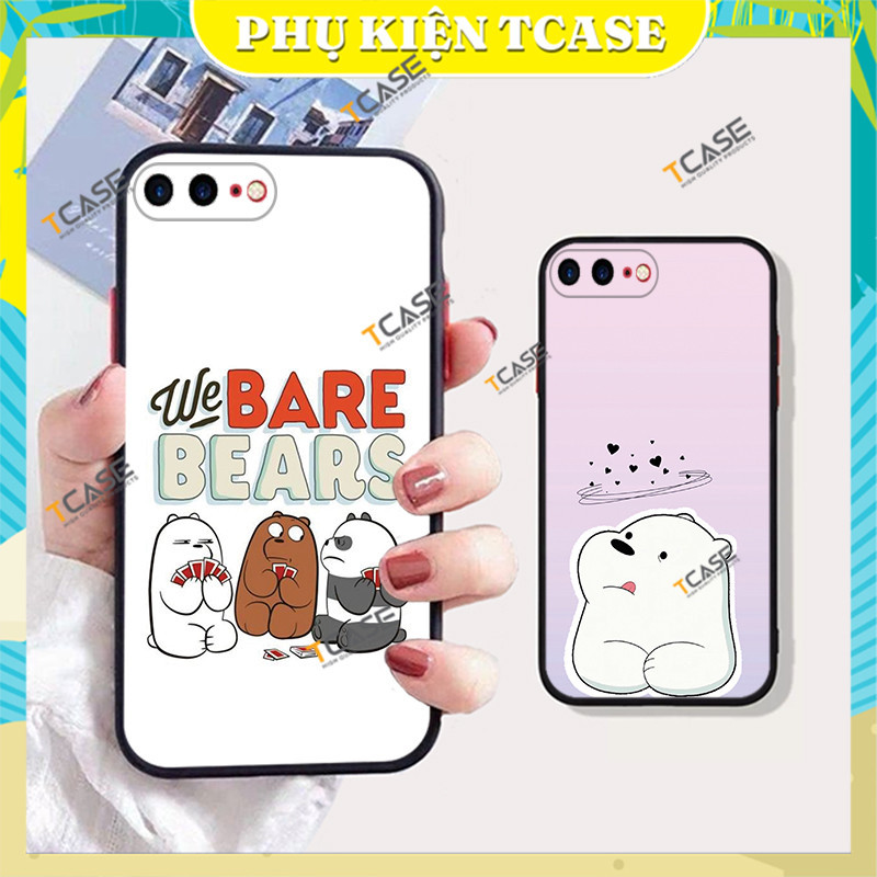 Iphone 7Plus, Ip 8Plus, Iphone6 Plus, 6s Plus, Ip 7, Ip 8, เคส IP SE พิมพ์ลาย Three Bears - Tcase Ac