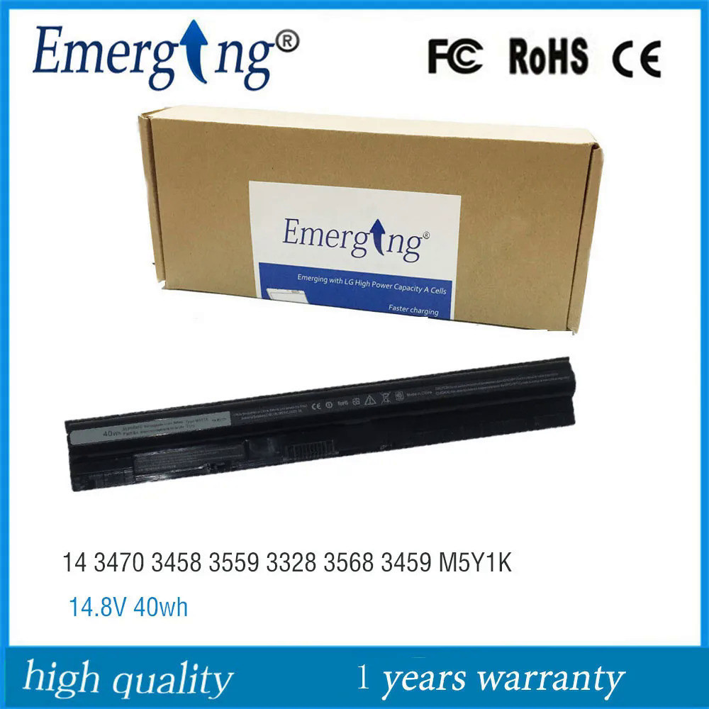14.8โวลต์ M5Y1K เดิมแบตเตอรี่แล็ปท็อปสำหรับ Dell Inspiron 15-3551 3552 3558 3568 5559 14-5451 5455 5