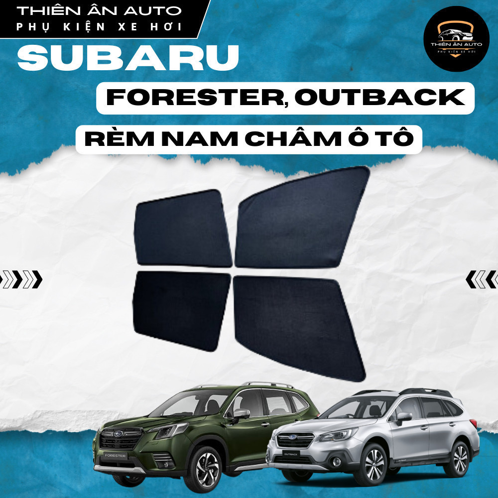 ม่านบังแดดรถยนต์ Subaru FORESTER, OUTBACK, ม่านบังแดดรถยนต์แบบแม่เหล็ก, กันแดด, หลีกเลี่ยงอุปสรรค, A