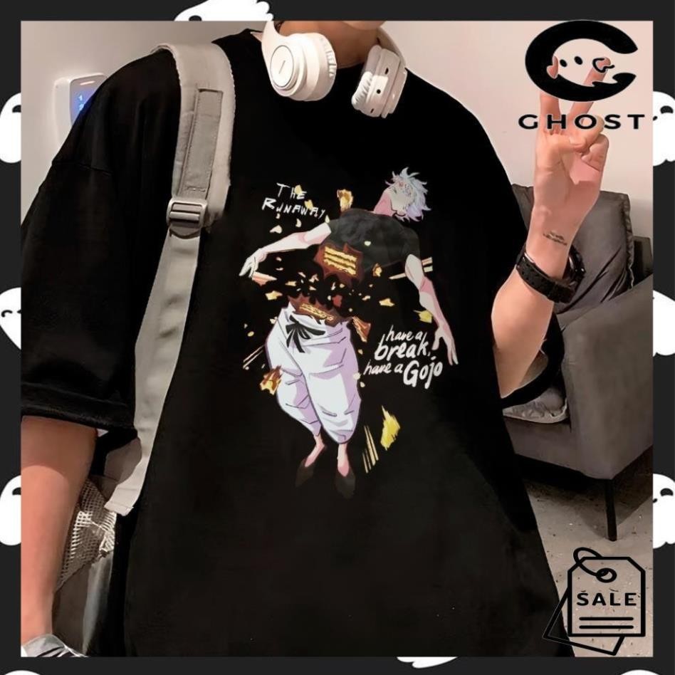 Jujutsu Kaisen: Gojo Side - Kit Cat เสื้อยืดสําหรับผู้ชาย / ผู้หญิง