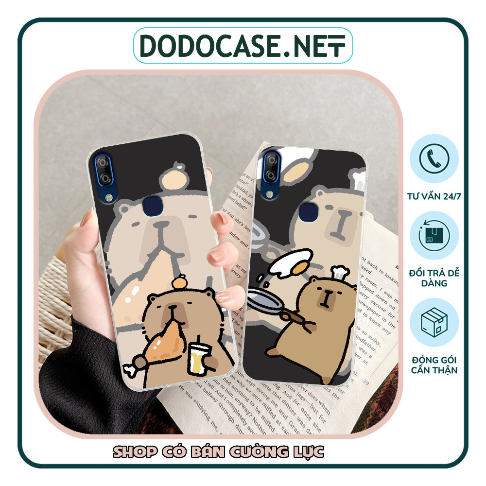 เคส Vsmart Active 1 / Active 1 Plus / Active 1+ พร้อมพิมพ์ capy bara น่ารัก