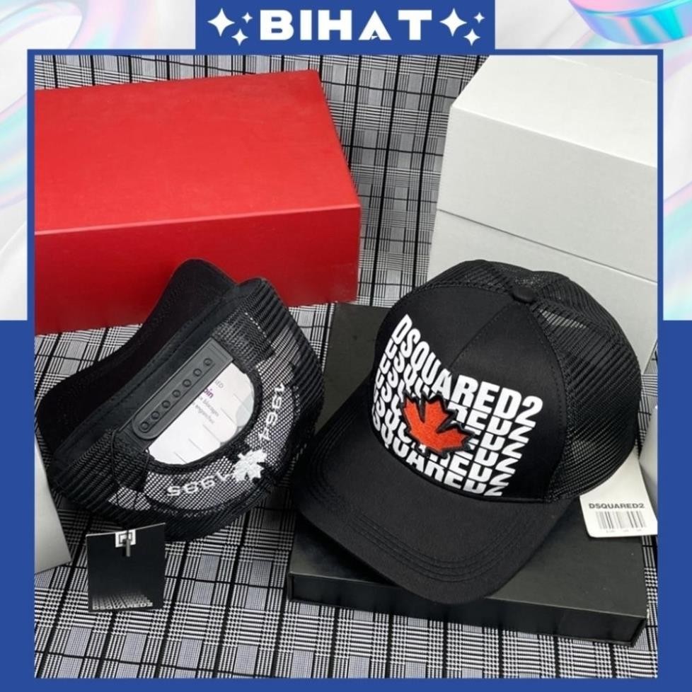 DSQUARED2 หมวกตาข่ายปุ่มแฟชั่นสําหรับบุรุษและสตรี, หมวกตาข่าย Dsquared2 พร้อมตาข่าย MU89