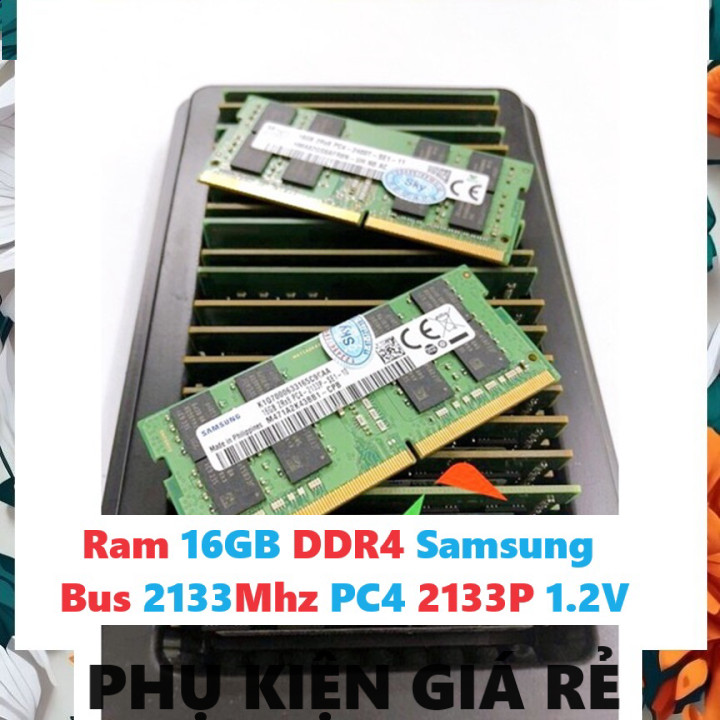 แล็ปท็อป COMPONENTS LAPTOP Ram 16GB DDR4 Samsung Bus 2133Mhz PC4 2133P 1.2V สําหรับแล็ปท็อป