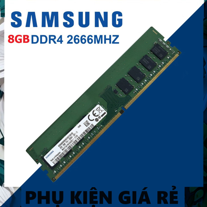 คอมพิวเตอร์แล็ปท็อป Ram 8GB DDR4 (Samsung) รถบัส 2666Mhz PC4 2666V 1.2V สําหรับ PC Desktop -