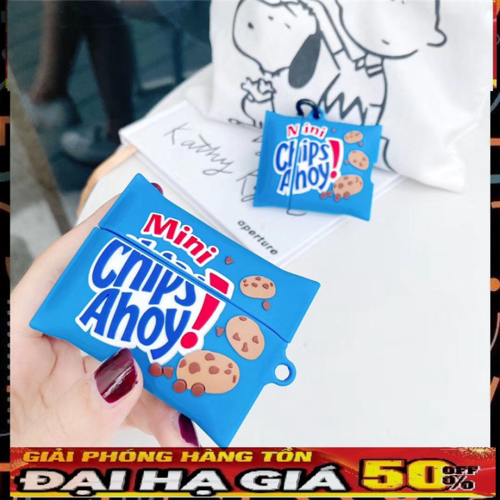 CHEAP ACCESSORIES [ ᴄᴀɪʀᴏᴅ ] Airpod Case Airpods Cover (MINI CHIPS AHOY CANDY) สําหรับ AirPods 1 2 P