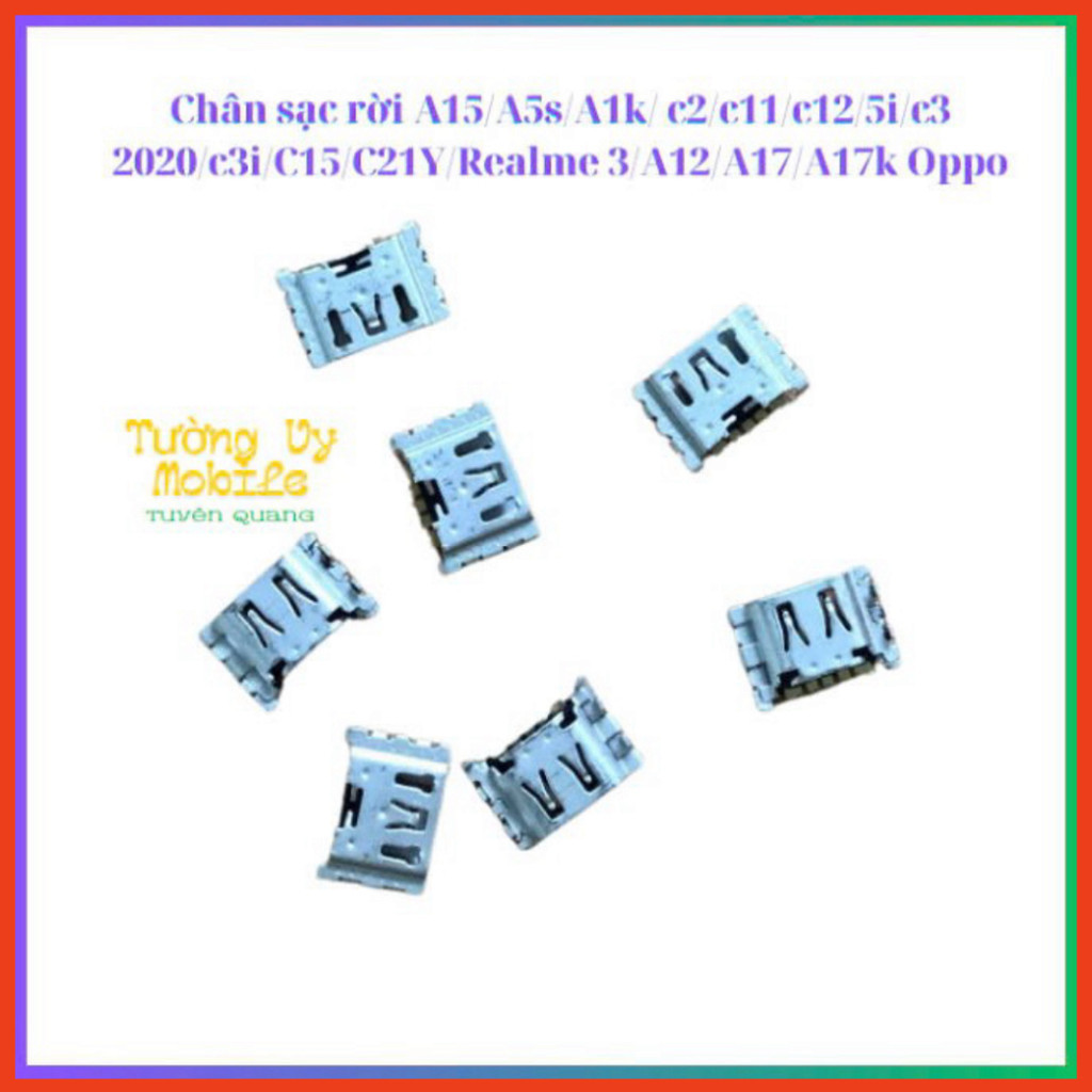 พอร์ตชาร์จแบบถอดได้สําหรับOppo A15/A5s/A1k/ c2/c11/c12/5i/c3/c3i/C15/C21Y/Realme 3/A12/A17/A17k