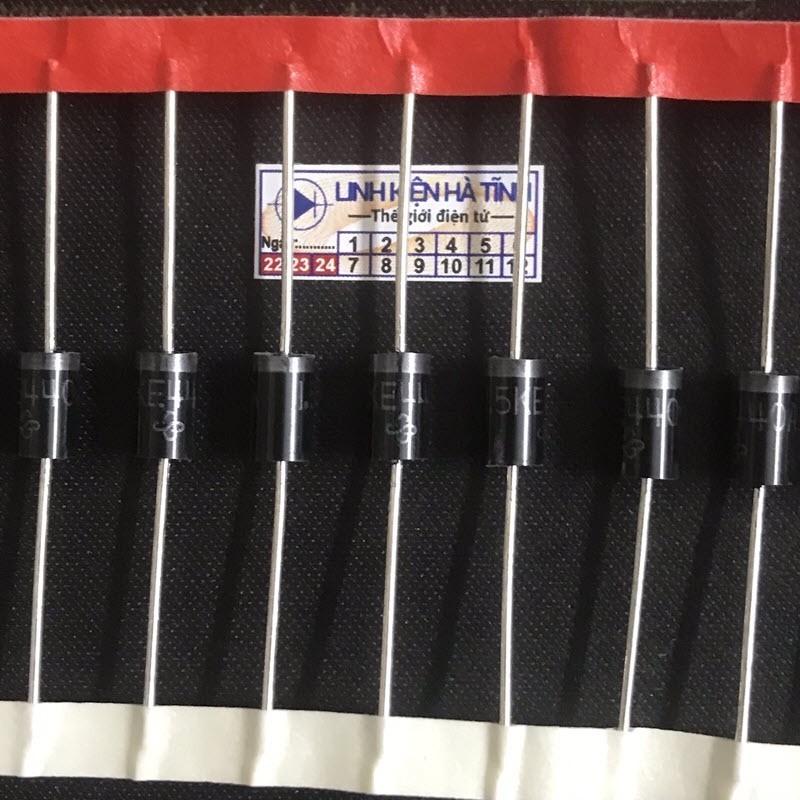 กระเป๋า 5 TVS Diode 1.5KE440A 1.5KE440 Diode TVS 1500W 440V DO-201
