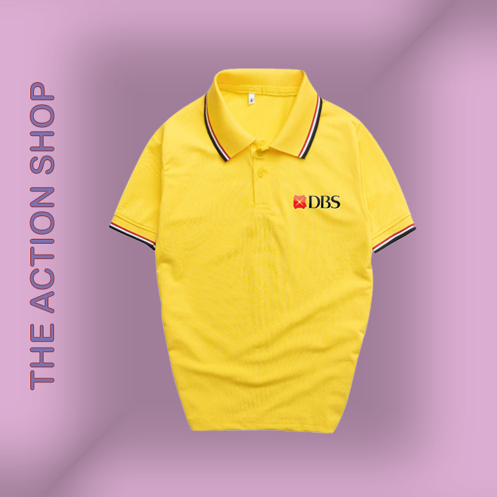DBS Bank เครื่องแบบผ้าโพลีไทย Unisex
