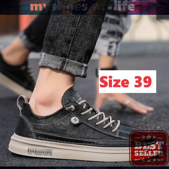 MY SHOES MY LIFE .  - H82 - Active Sports Style Smooth Leather Mens SHOES