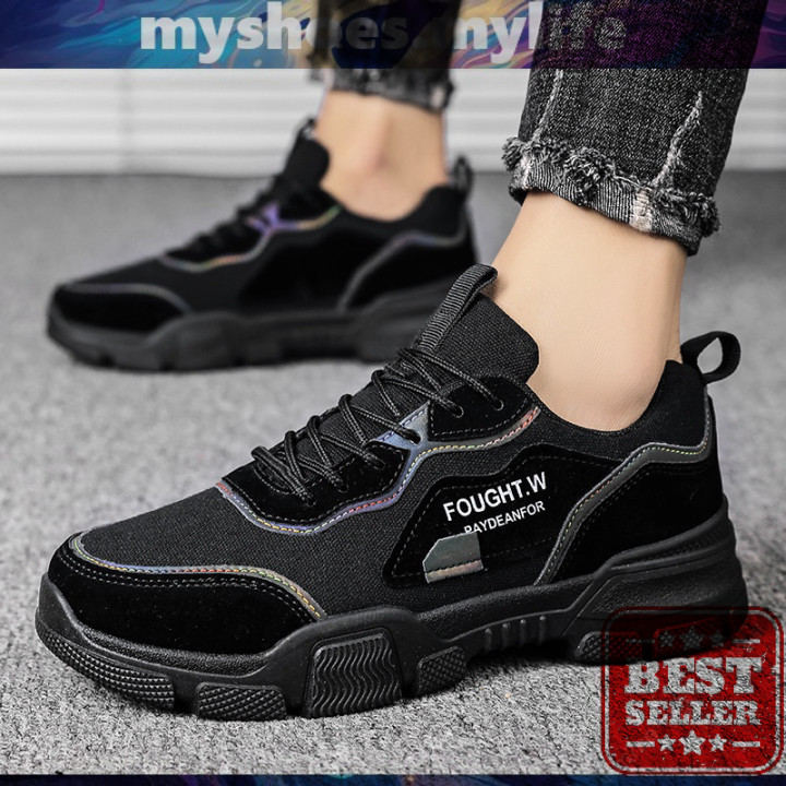 MY SHOES MY LIFE . รองเท้าหนังกลับสําหรับผู้ชายทําจากหนังนูบัคแบบนุ่มพื้นยางนุ่มเหมาะสําหรับการทํางา