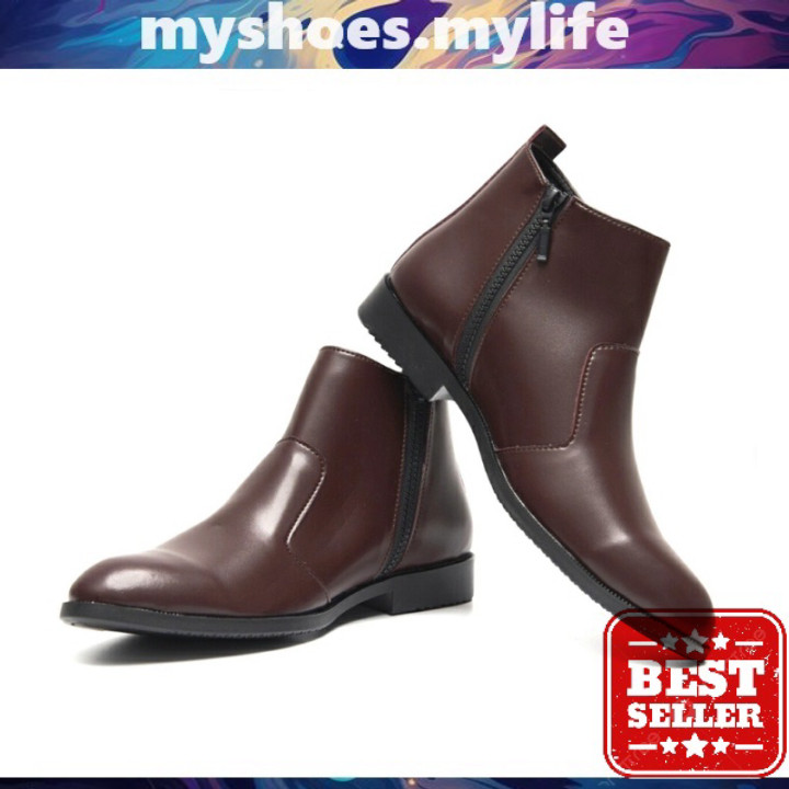 MY SHOES MY LIFE . รองเท้าบู๊ทเชลซีสําหรับผู้ชายที่มีคอยาก