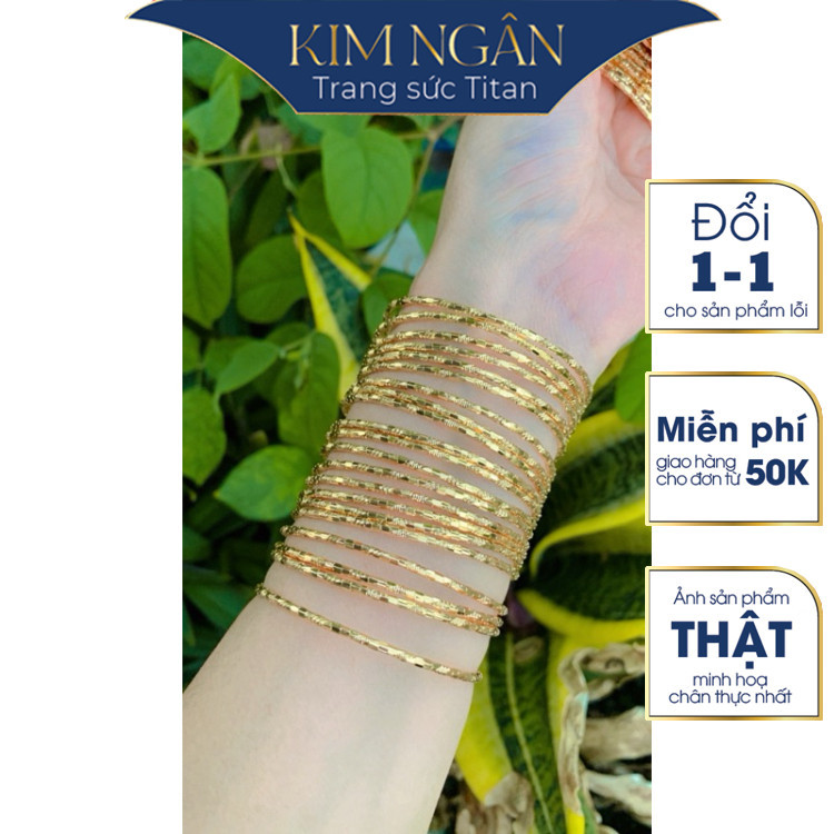 [WITH LOCK] สร้อยข้อมือ Mac Truc ximen - เครื่องประดับ ximen Kim Ngan สําหรับผู้หญิงสแตนเลส 7 อัน