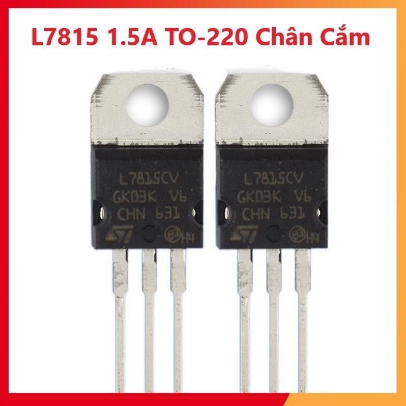 ตัวควบคุมแรงดันไฟฟ้า IC 15V 7815 L7815 L7815CV LM7815 7815CV 1.5A TO-220 Pins
