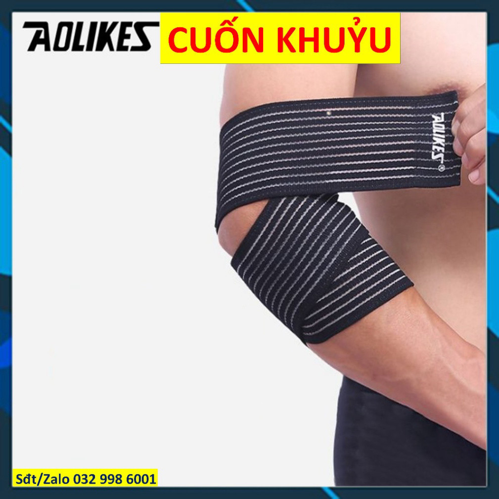 Aolikes Elbow Guard 1526-L70 Elbow Wrap การบาดเจ็บรองรับผ้าพันแผลข้อศอก ddcg11