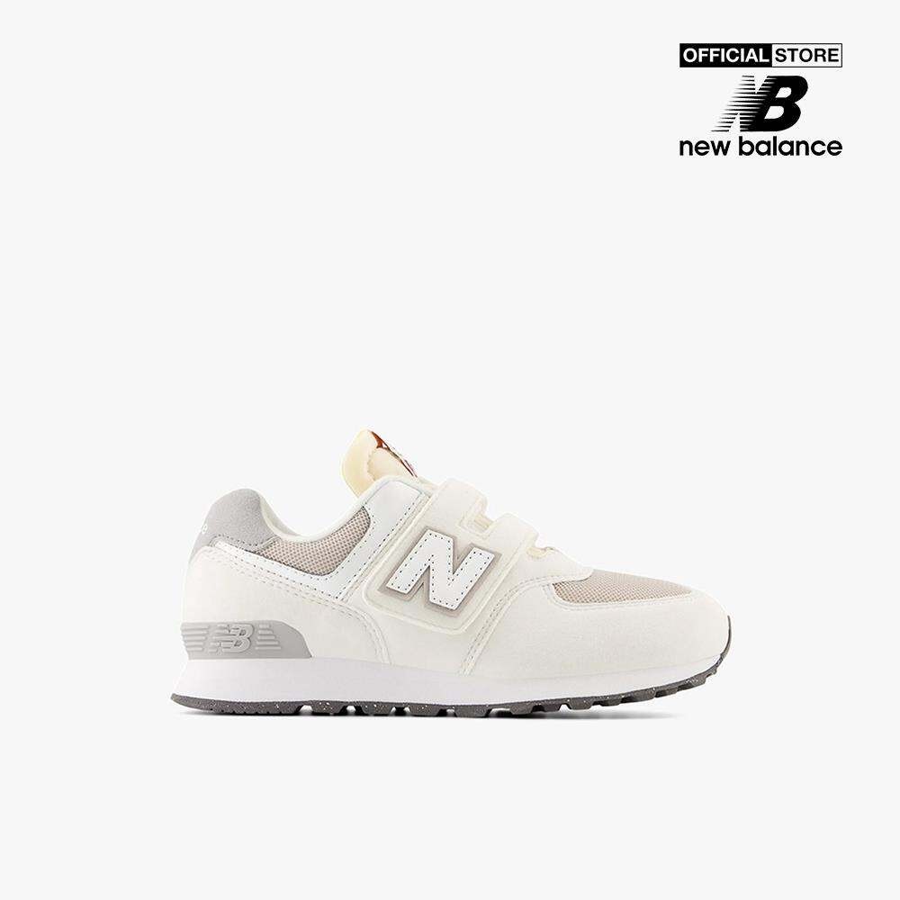 New BALANCE - รองเท้าผ้าใบเด็ก Hook & Loop 574 PV574RCD-IVO Low Tube