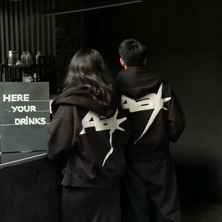 AASTU Zip Hoodie ทําจากสักหลาดคุณภาพสูง 100%, เสื้อกันหนาวหมวกทรงหลวมพื้นฐานอ่อนเยาว์สําหรับผู้ชายแล