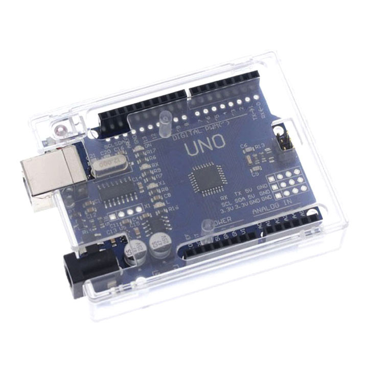Arduino UNO R3 เคสไมก้าใส