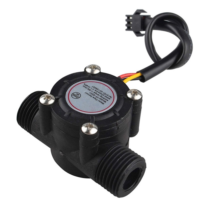 เซ็นเซอร์การไหลของน้ําที่แม่นยํา 3.5-24VDC 1-30L/min YF-S201