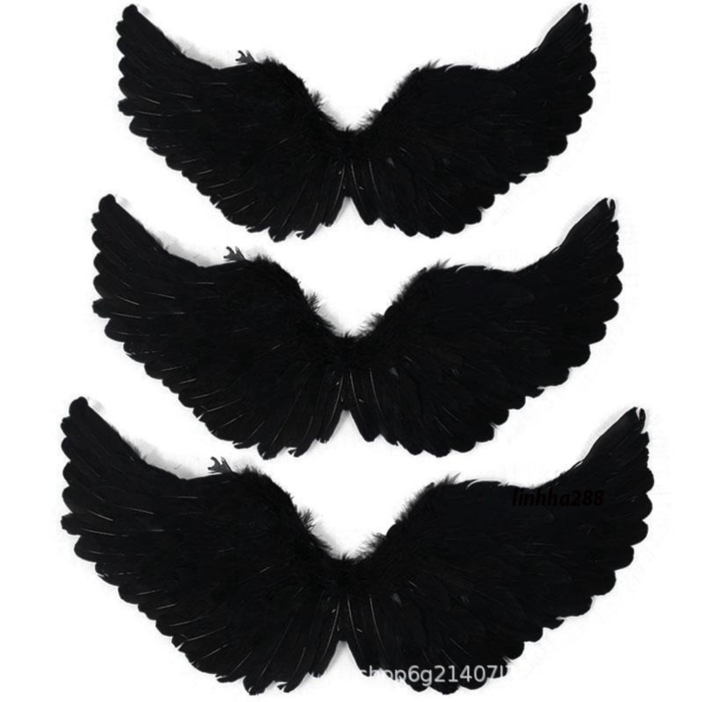 BLACK DEVIL WINGS COSPLAY ปีกนางฟ้าสีขาว