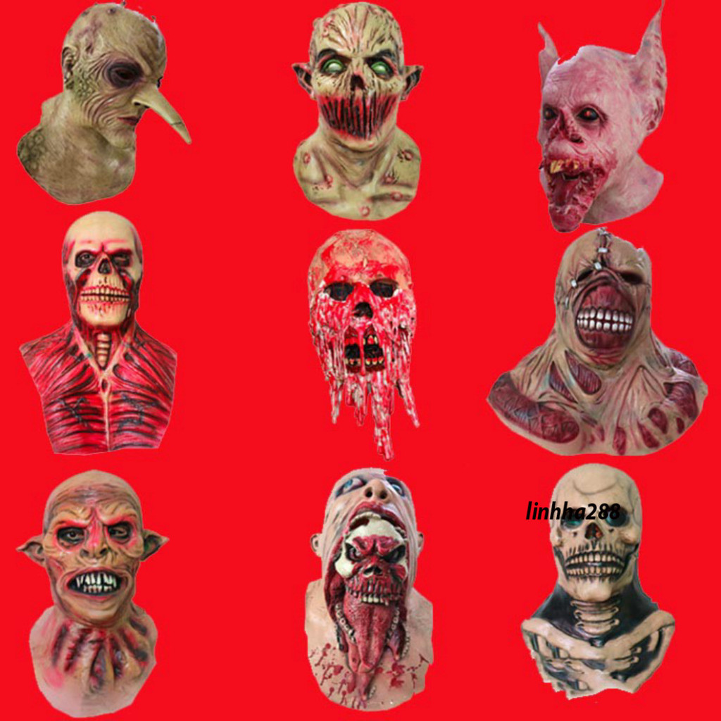 [WESTAGE]-FUND MASK-HOROR MASK-ZOMBIE STITCHED MASK-HAS HALLOWEEN COSTUME MASK-OUT COSTUME COSTUME C