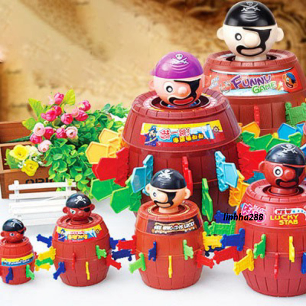 [HOT HOT HOT] Pirate Ting ขนาดใหญ่ 20 ซม. Pirate barrel Pirate king