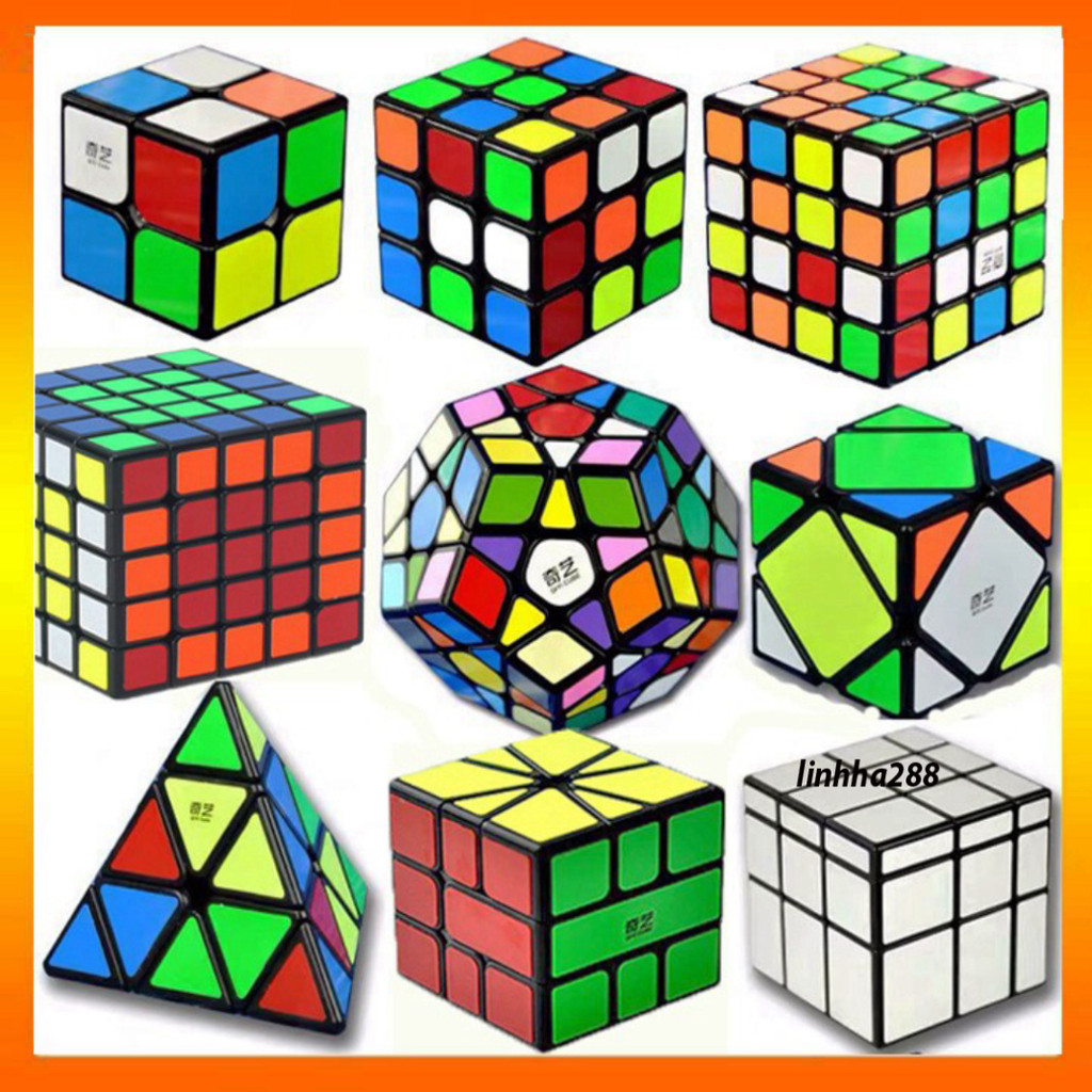 Rubik 2x2, 3x3, 4x4, 5x5, Megaminx, Pyraminx, Skewb, กระจก, Square-1, Mastermorphix - ชุด Rubik Magi