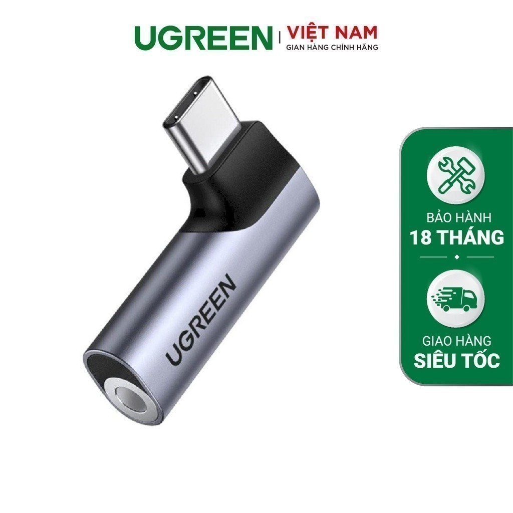 UGREEN อะแดปเตอร์ Type C เป็น 3.5 มม. รองรับชิป DAC CM460 20194 - สินค้าของแท้