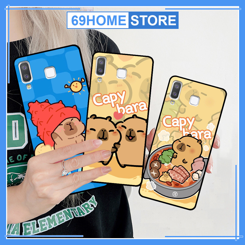 เคส Samsung A8 Star / A9 Star พิมพ์ลาย Capy bara น่ารัก