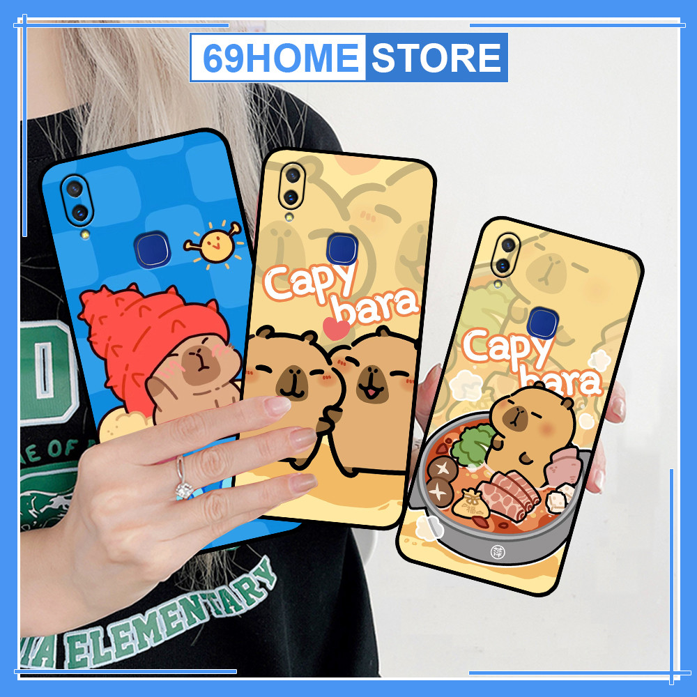 เคส Vivo V11 / V11i พิมพ์ลาย Capy bara น่ารัก