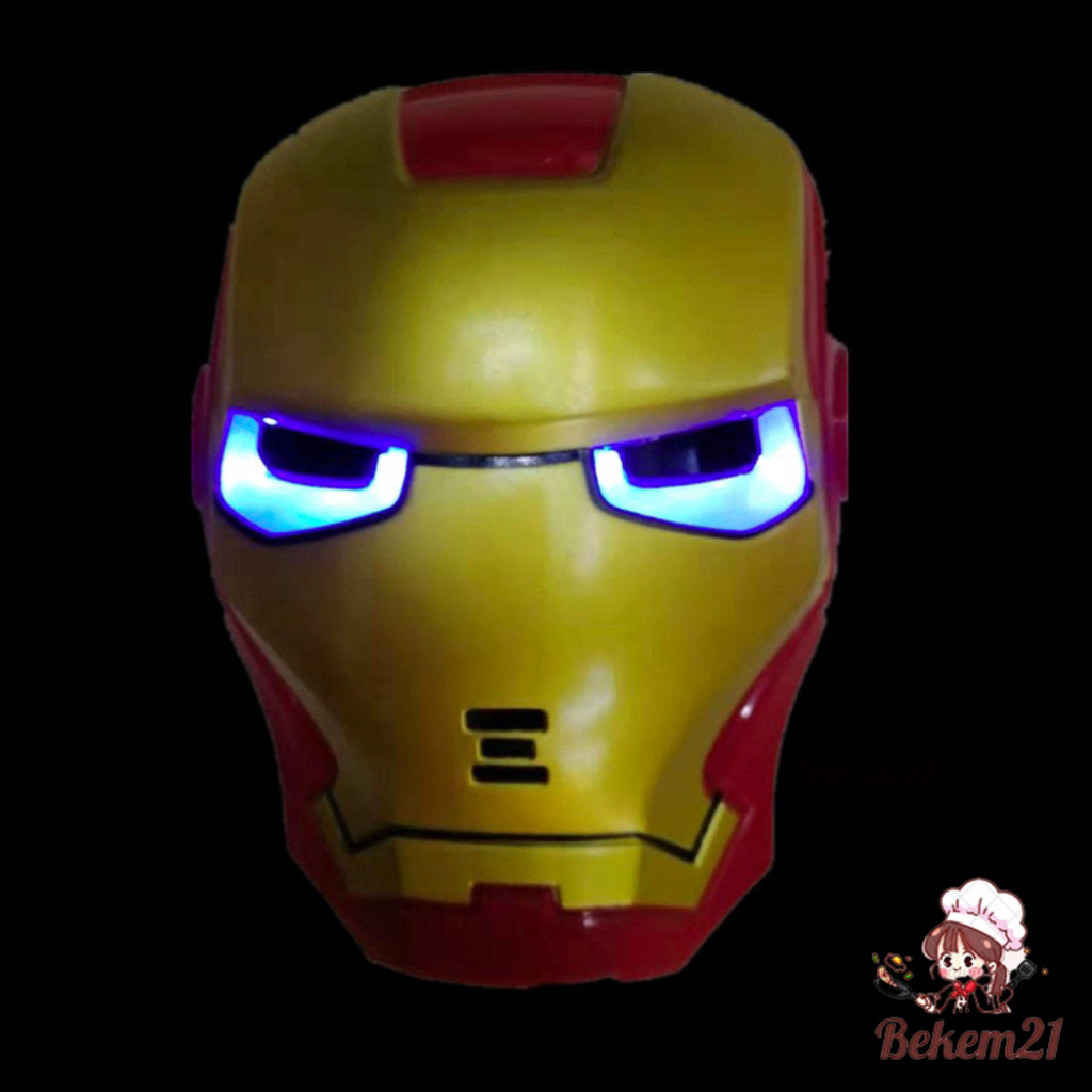 Iron Man MASK - ไอรอนแมนมีไฟเรืองแสง